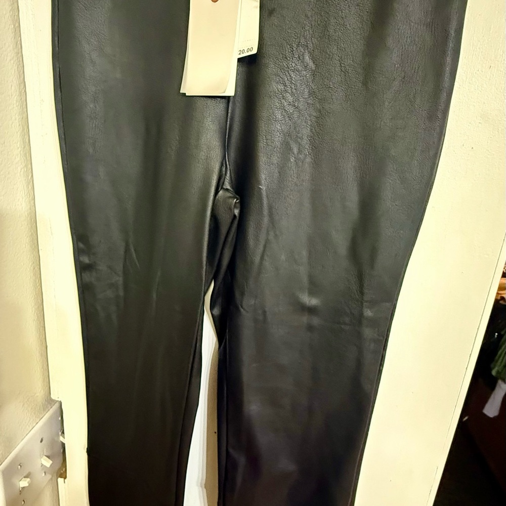 Good American Better Than Leather Faux Leather Leggings